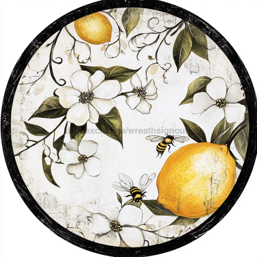 Lemon Sign, Everyday Sign, DCO-13035, Sign For Wreath, 10